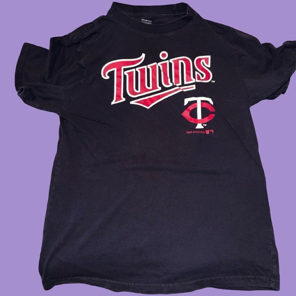 Youth Team Athletics MN Twins Glen Perkins T Shirt Size XL
